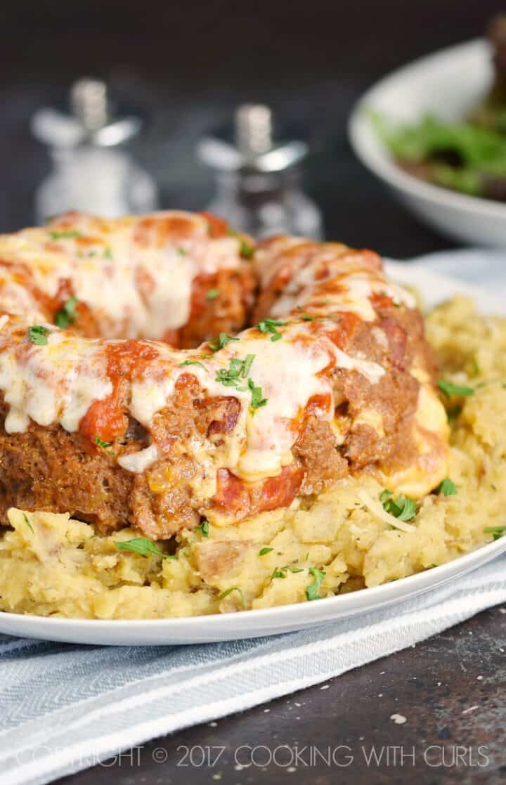 Instant Pot Pepperoni Pizza Meatloaf Cooking with Curls