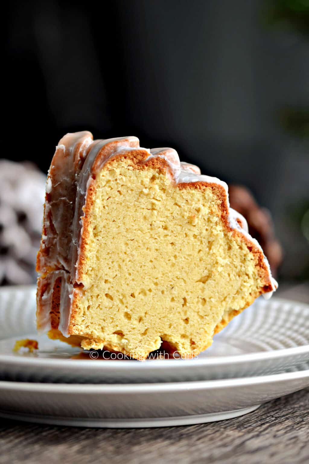 Spiked Eggnog Bundt Cake Cooking with Curls