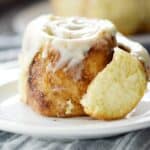 Cinnamon and brown sugar are surrounded by light and fluffy layers of sweet dough to create The Best Cinnamon Rolls that will ever come out of your oven! COPYRIGHT © 2017 COOKING WITH CURLS