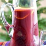 Holiday cheer starts right here with a pitcher of Pomegranate Orange Holiday Punch! COPYRIGHT © 2017 COOKING WITH CURLS