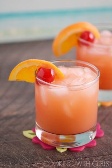 Caribbean Rum Punch - Cooking with Curls