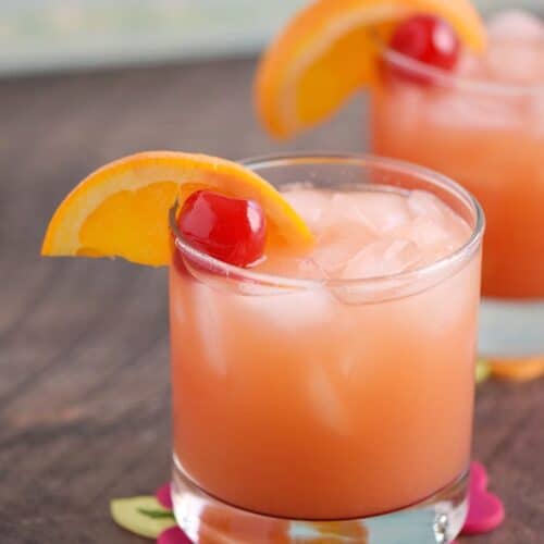 Caribbean Rum Punch Cooking with Curls
