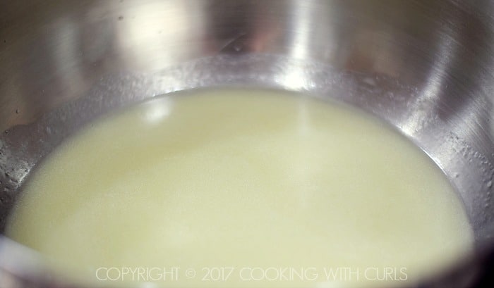 Caramel Cream Sandwich Cookies melt butter COPYRIGHT © 2017 COOKING WITH CURLS