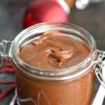 Once you start eating this rich and creamy Chocolate Spoon Fudge in a Jar you won't be able to stop, and neither will the recipients of this edible holiday gift! © 2017 COOKING WITH CURLS