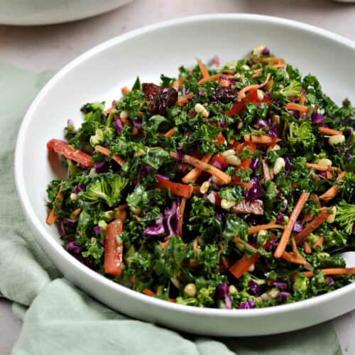 Chopped Kale Salad - Cooking with Curls