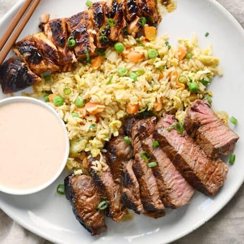 Chicken Steak And Shrimp Hibachi Recipe