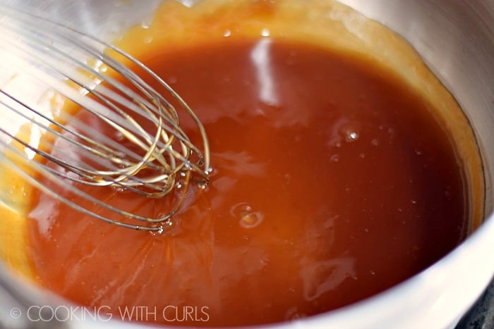 Sweet and Sour Sauce add the pineapple juice © COOKING WITH CURLS