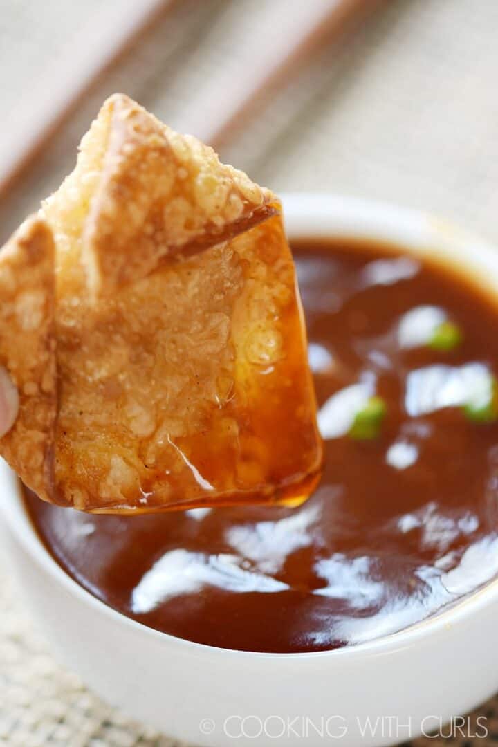 Sweet and Sour Sauce Cooking with Curls