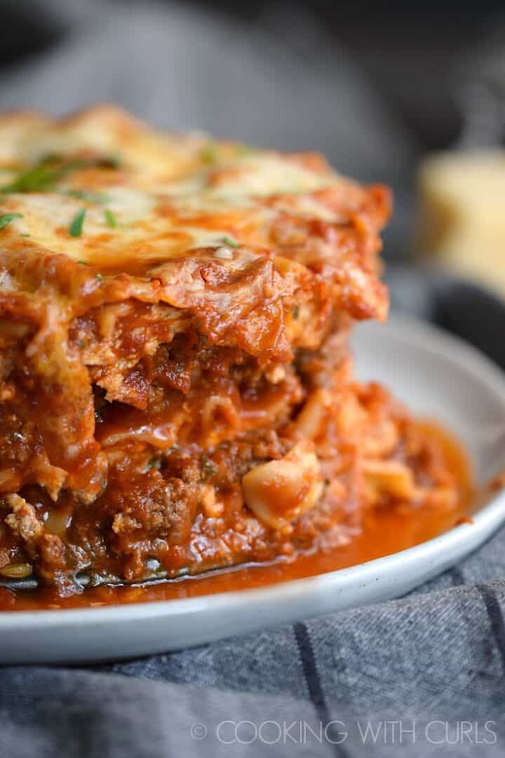 Instant Pot Lasagna Cooking with Curls