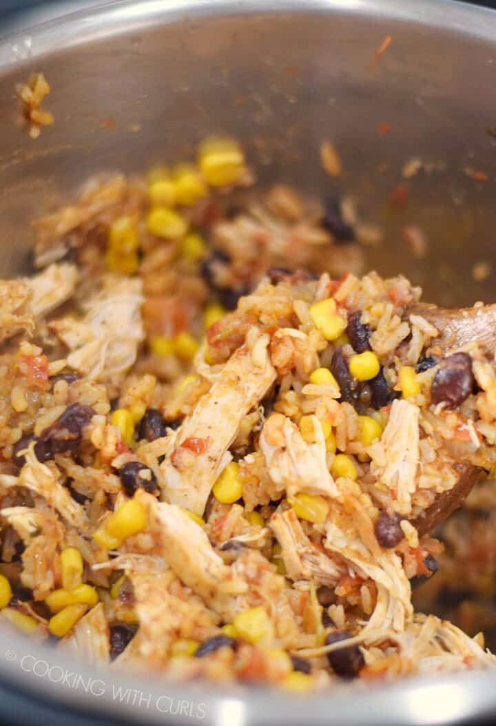 Instant Pot Chicken Taco Bowls - Cooking with Curls