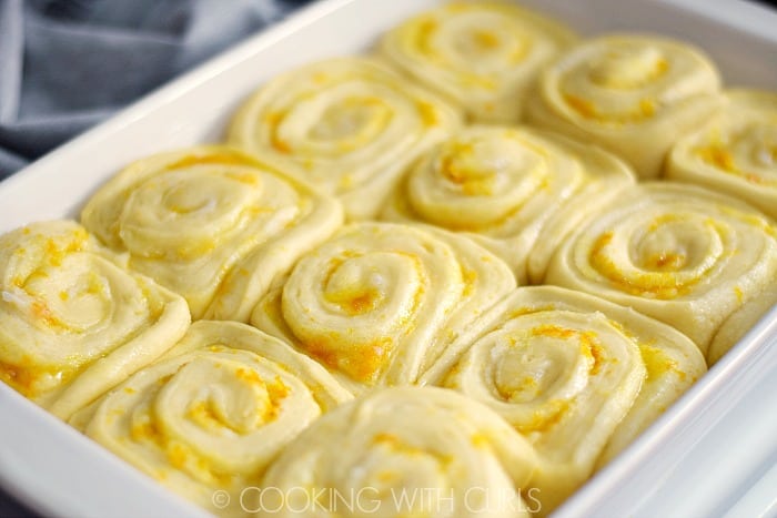 Allow rolls to double in size © COOKING WITH CURLS
