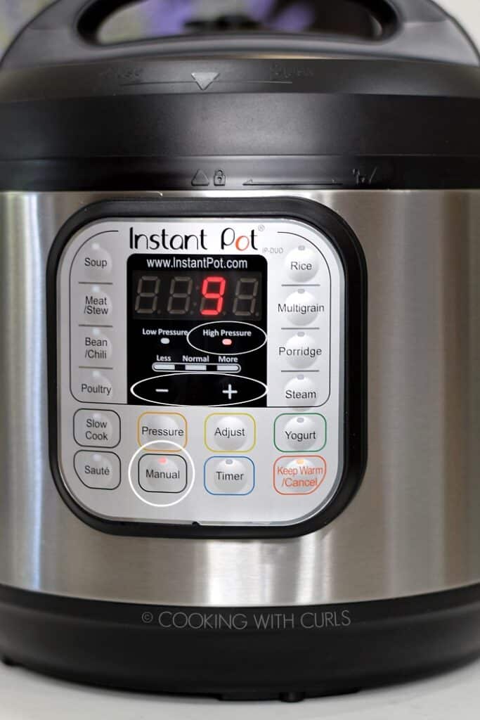 Instant Pot Kahlua Flan Cooking with Curls