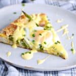 Eggs Benedict Pizza © COOKING WITH CURLS