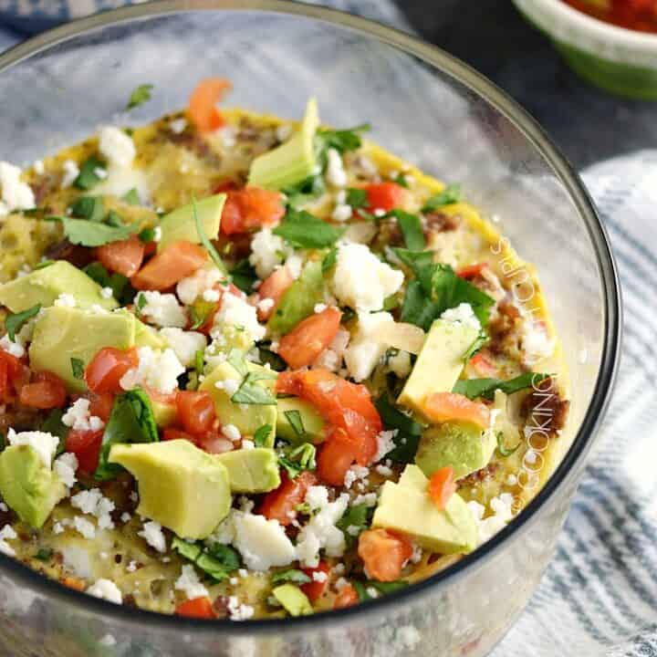 Instant Pot Mexican Breakfast Casserole Cooking with Curls