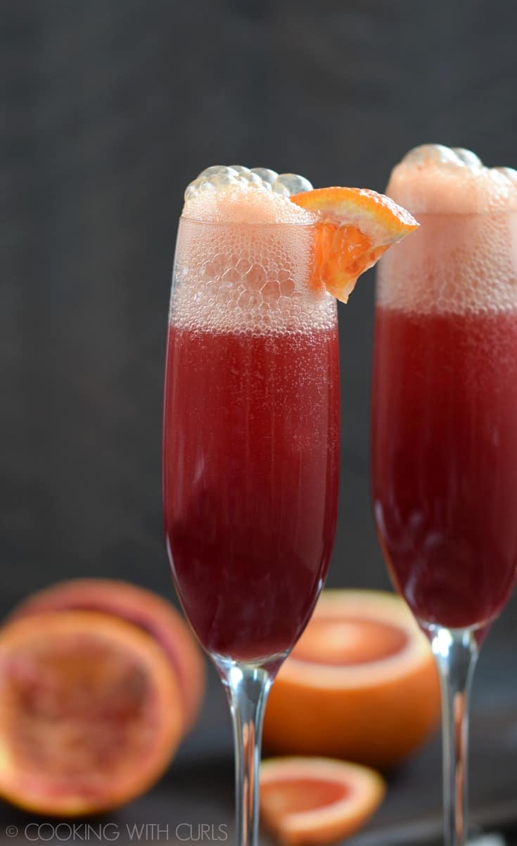 Powell and Mahoney blood orange mimosa mixer