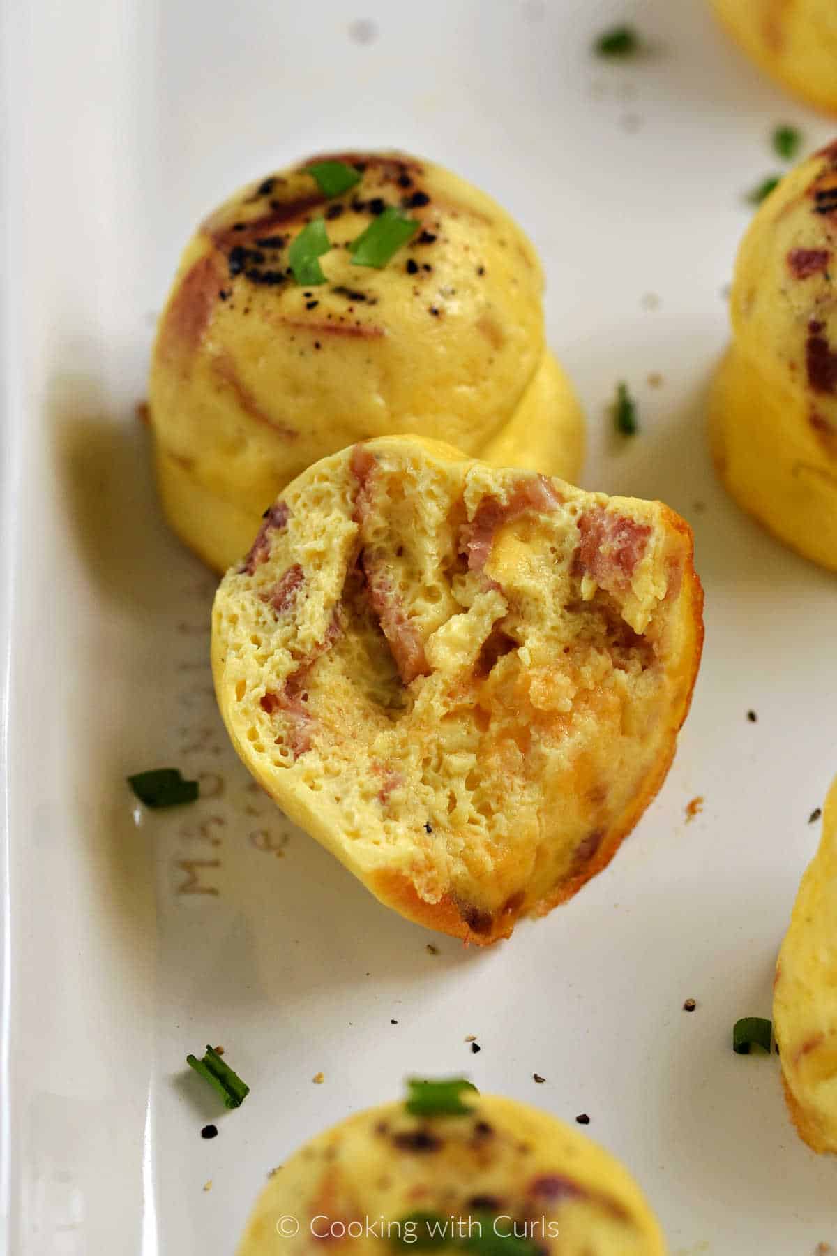 Inside-of-instant-pot-egg-bites-with-bacon-and-cheese.
