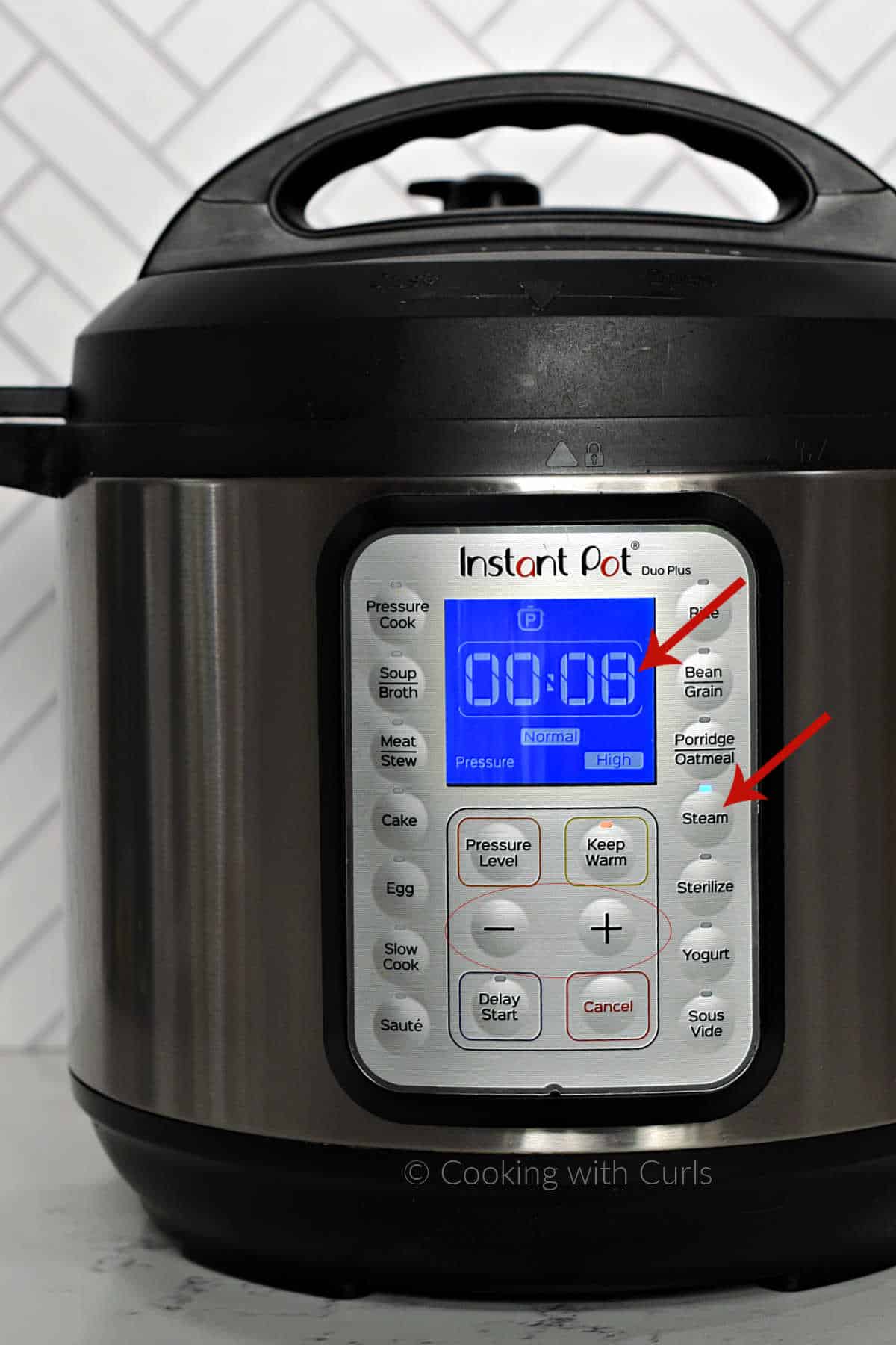 Instant-pot-eight-minutes-on-steam.