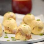 Start your morning with these deliciously simple Instant Pot Bacon-Cheddar Egg Bites. They are super easy to prepare, and even easier to eat on the go! © COOKING WITH CURLS