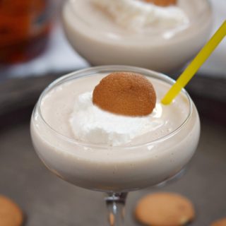 Sometimes you need a creamy, decadent Southern Banana Cream Cocktail for dessert, trust me!! © COOKING WITH CURLS