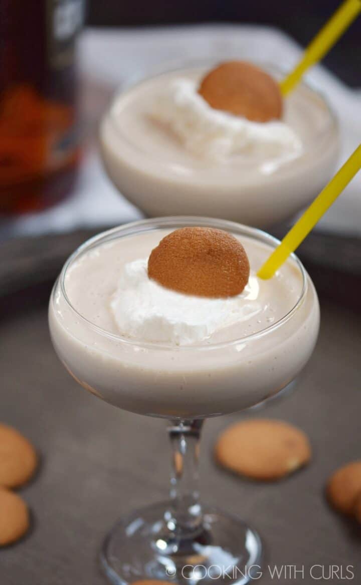 Southern Banana Cream Cocktail Cooking with Curls