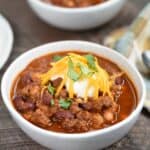 Game Day, St. Patrick's Day, Tuesday. Any day is a good day for Instant Pot Guinness Beef Chili!! cookingwithcurls.com