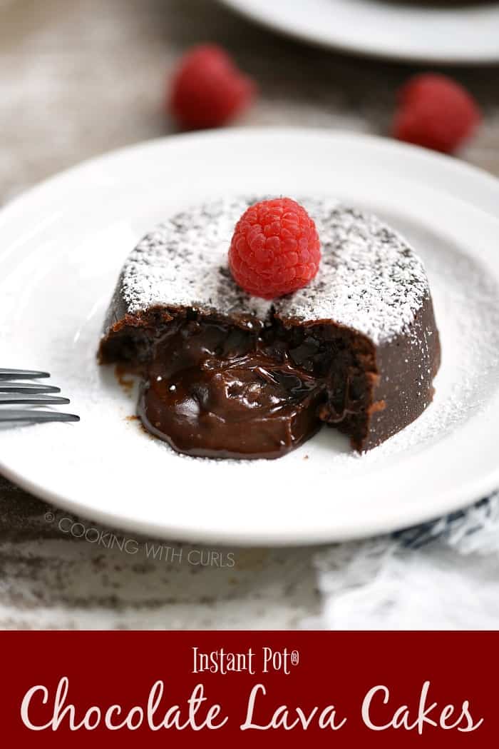 Instant Pot Chocolate Lava Cakes - Cooking with Curls