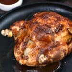 This Instant Pot BBQ Chicken is a weeknight meal game changer. Sticky delicious chicken in under an hour! cookingwithcurls.com