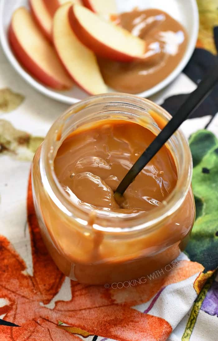 You won't believe how incredibly simple this Instant Pot Dulce de Leche is to make! cookingwithcurls.com