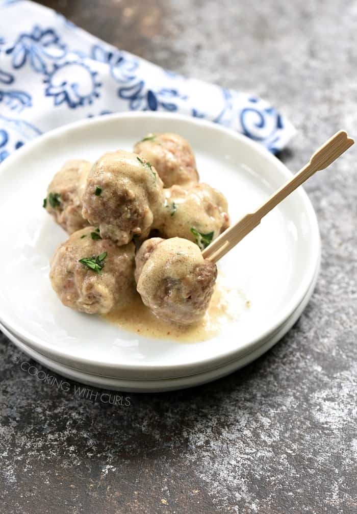How would you like to serve The Best Swedish Meatballs at your next dinner party Well I have the perfect recipe for you! cookingwithcurls.com