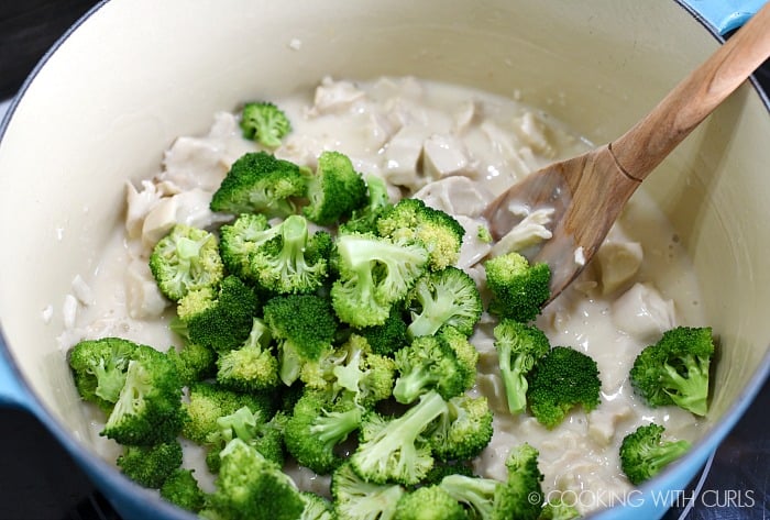 Stir the broccoli into the sauce cookingwithcurls.com