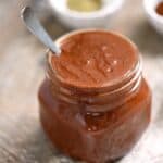 This Easy Enchilada Sauce is made with simple ingredients within about 15 minutes. It is gluten-free, Keto, Whole30 and Paleo compliant! cookingwithcurls.com