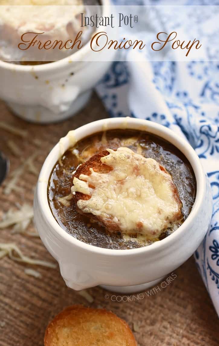 Instant Pot French Onion Soup - Cooking with Curls