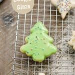This super simple Cookie Glaze is perfect way to decorate your cookies any time of year! cookingwithcurls.com