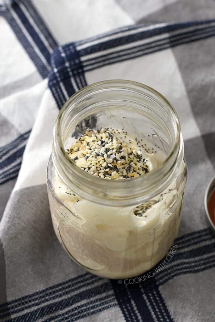 Everything Bagel Ranch Dressing Cooking with Curls