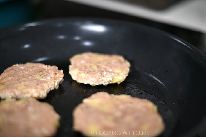 Cook the sausage patties halfway then flip and cook the other side cookingwithcurls.com