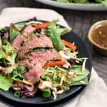 This Asian Steak Salad is easy to prepare, is loaded with flavor and lots of healthy vegetables! cookingwithcurls.com