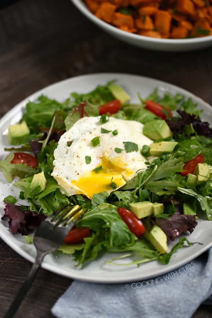Whole 30 Breakfast Salad - Cooking with Curls