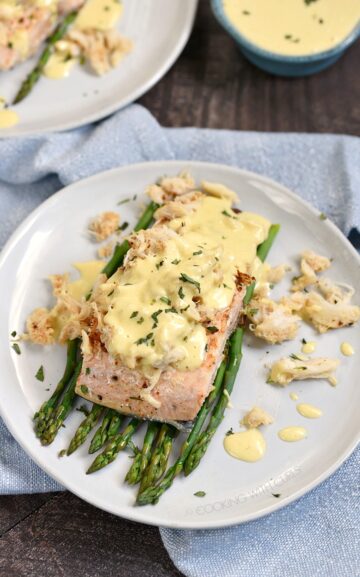 Salmon Oscar - Cooking with Curls