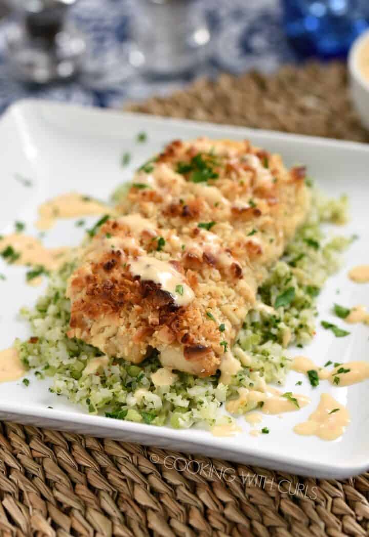 Macadamia Nut Crusted MahiMahi Cooking with Curls