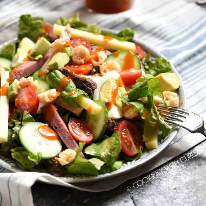 Chef's Salad Cooking with Curls