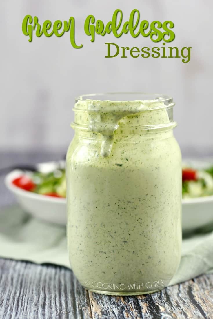 Green Goddess Dressing Cooking with Curls