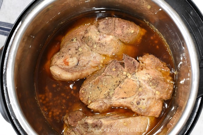 Cooked Hawaiian Pork in a pressure cooker 