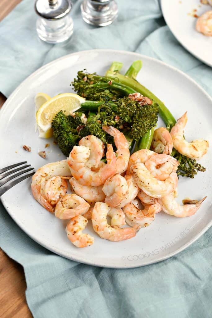 Sheet Pan Shrimp and Broccolini - Cooking with Curls