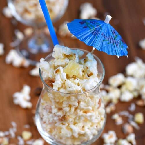 Pina Colada Popcorn - Cooking With Curls