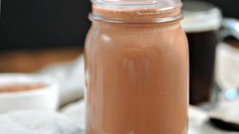 Peppermint Mocha Creamer - Cooking with Curls