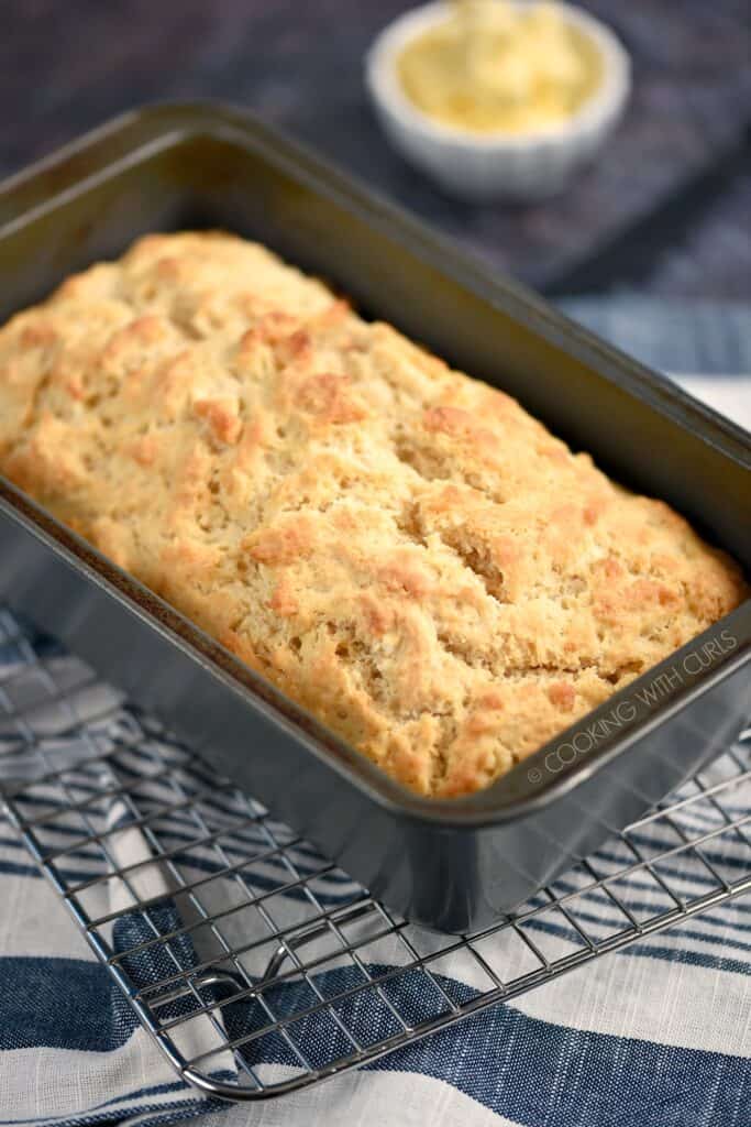 Homemade Beer Bread Cooking with Curls