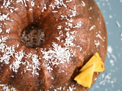 Pineapple Infused Mini Bundt Cake Made In the Pressure Cooker 