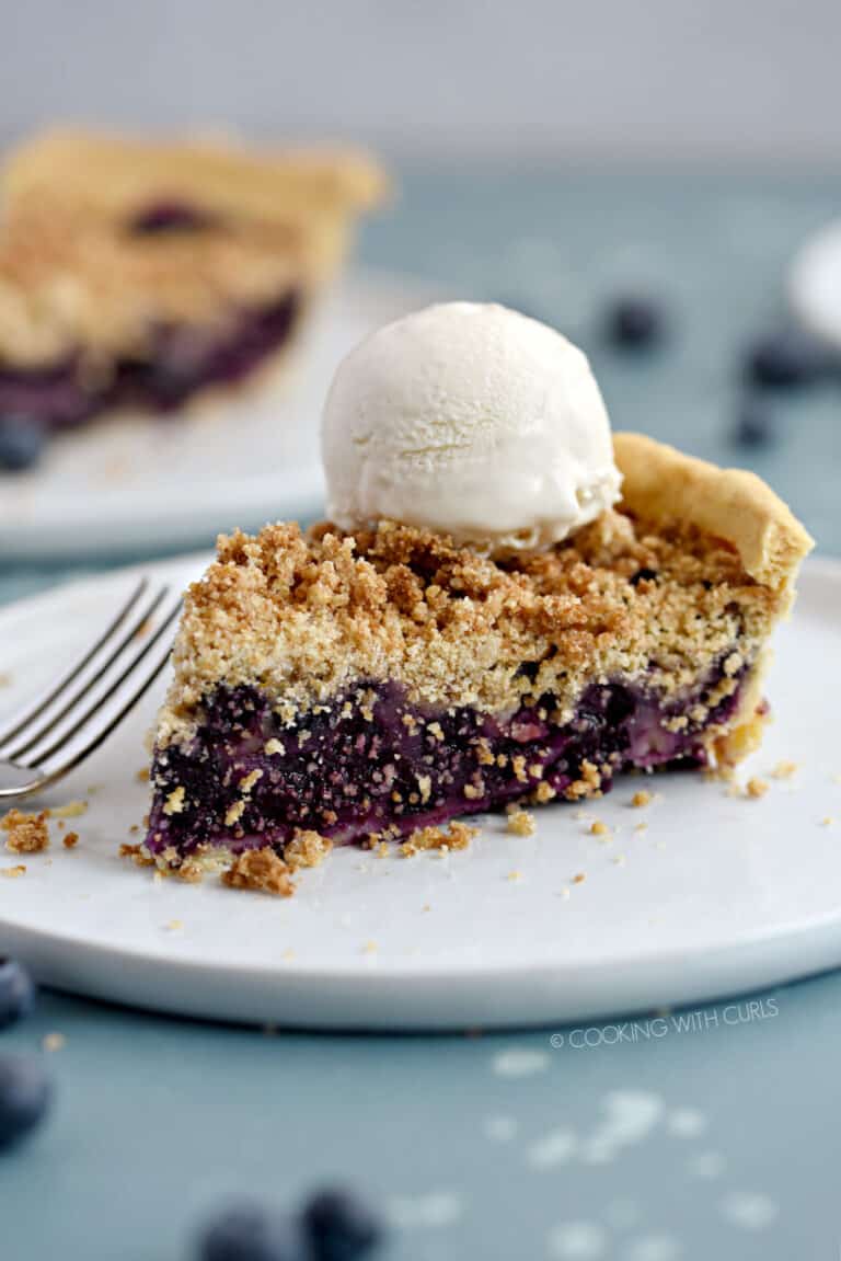 Fresh Blueberry Crumb Pie Cooking With Curls 5636