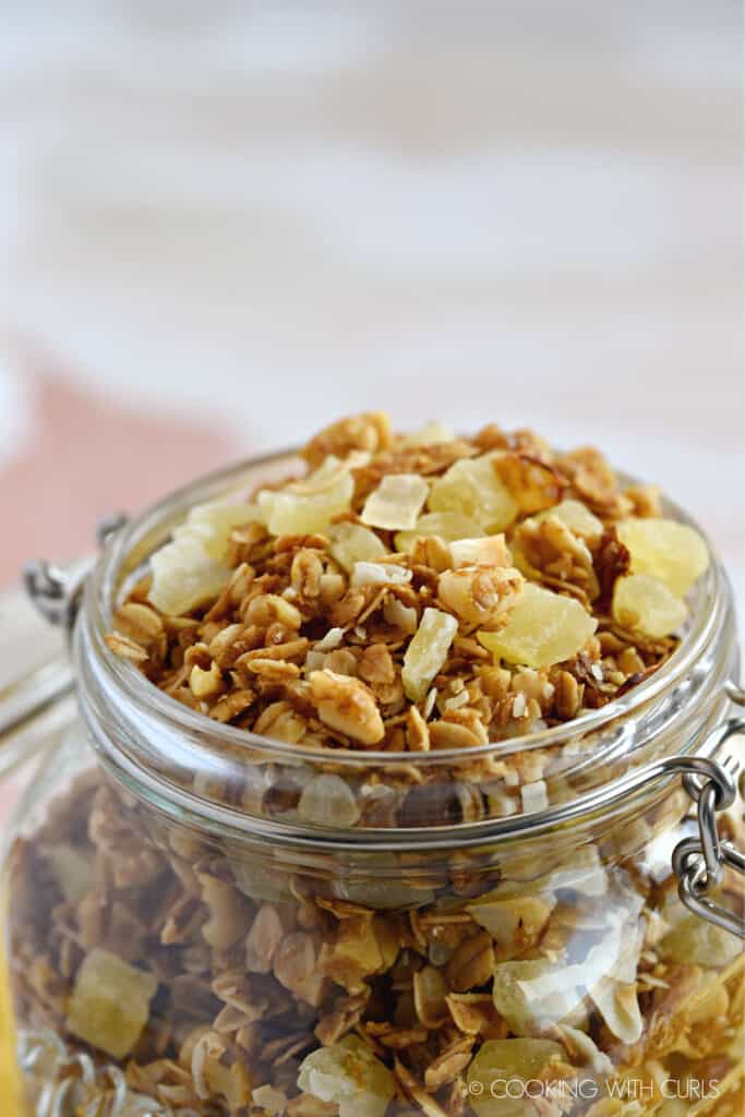 Pina Colada Granola - Cooking with Curls