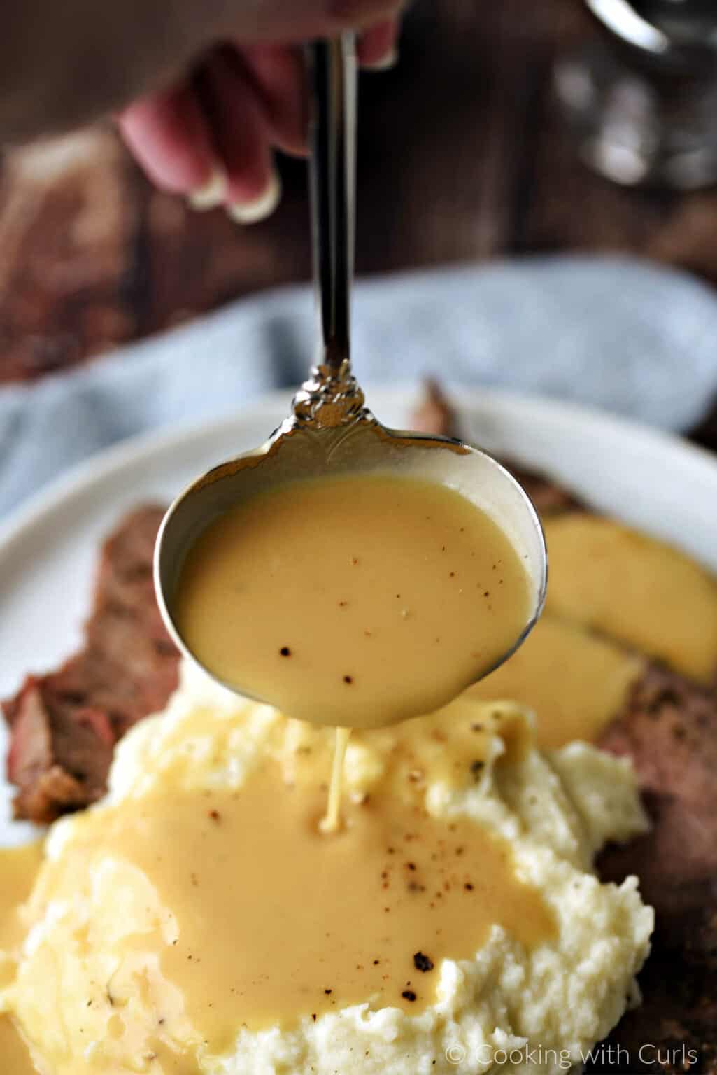 Beef Gravy without Pan Drippings Cooking with Curls